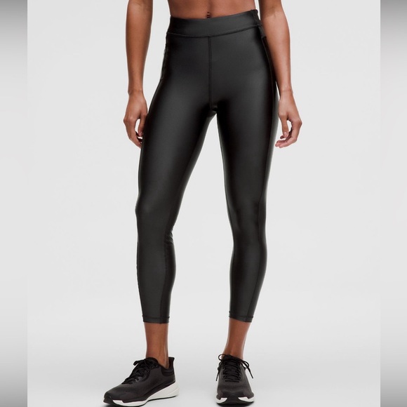 LULULEMON Satin Shine High-Rise Tight 25 Black Women's High